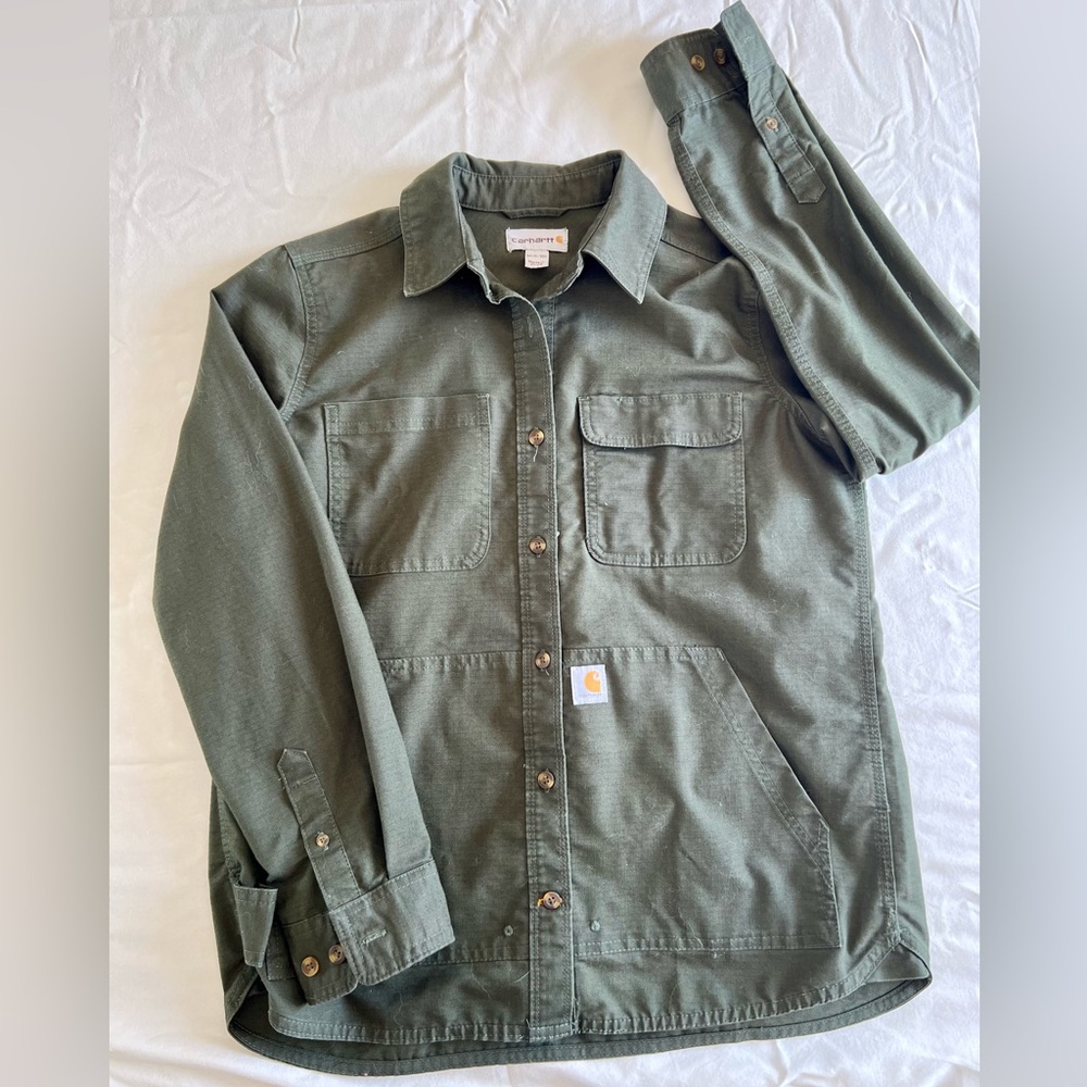 Carhartt Women’s Olive Green’s shirt - Picture 3 of 5